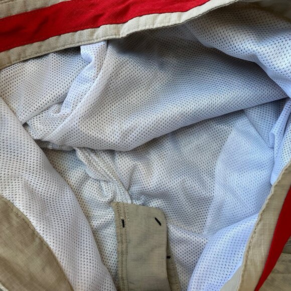 Sea Doo BRP Hybrid Shorts Mens 34 Swim Shorts Bermuda Tan Red - Picture 6 of 8